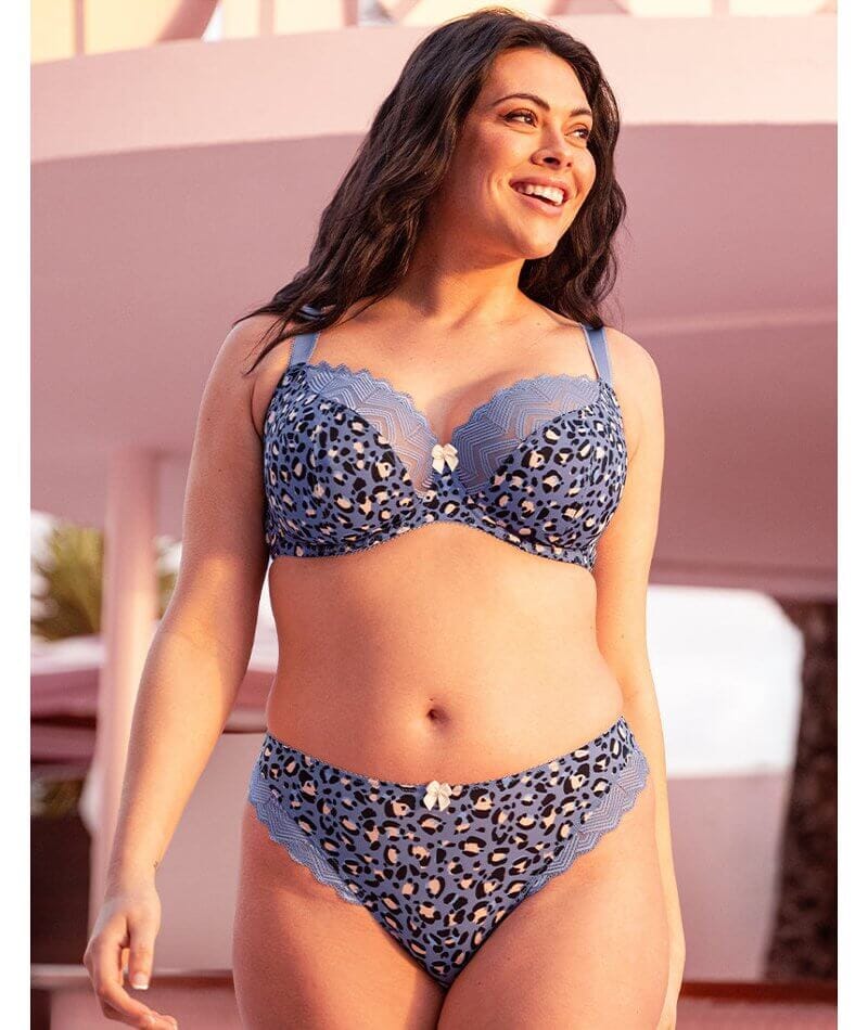 Curvy Kate Wild One Balcony Bra - Leopard Print Bras