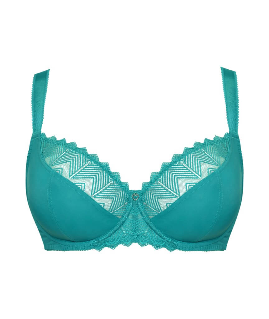 Curvy Kate Wild One Balcony Bra - Teal Blue