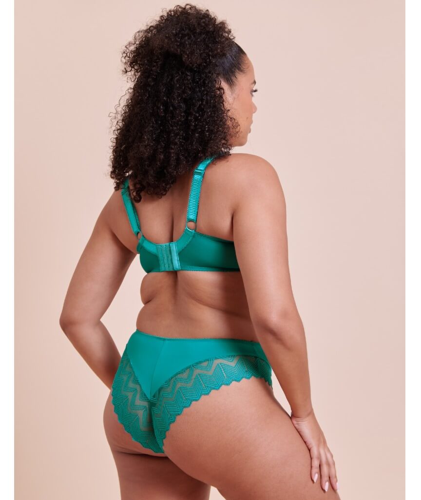 Curvy Kate Wild One Brazilian Brief - Teal Blue