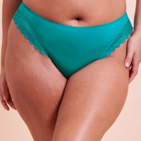 Curvy Kate Wild One Brazilian Brief - Teal Blue
