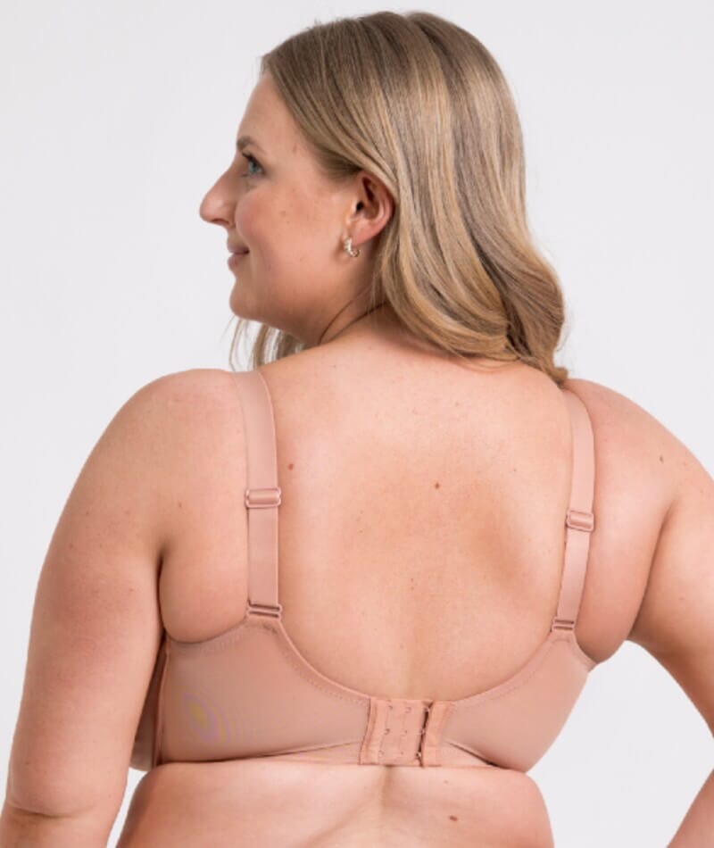Curvy Kate Wonderfull Full Coverage Bra - 34JJ Size, Latte Color, Underwire Support With Cushion Comfort