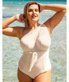 Curvy Kate Wrapsody Bandeau Swimsuit - Oyster Swim