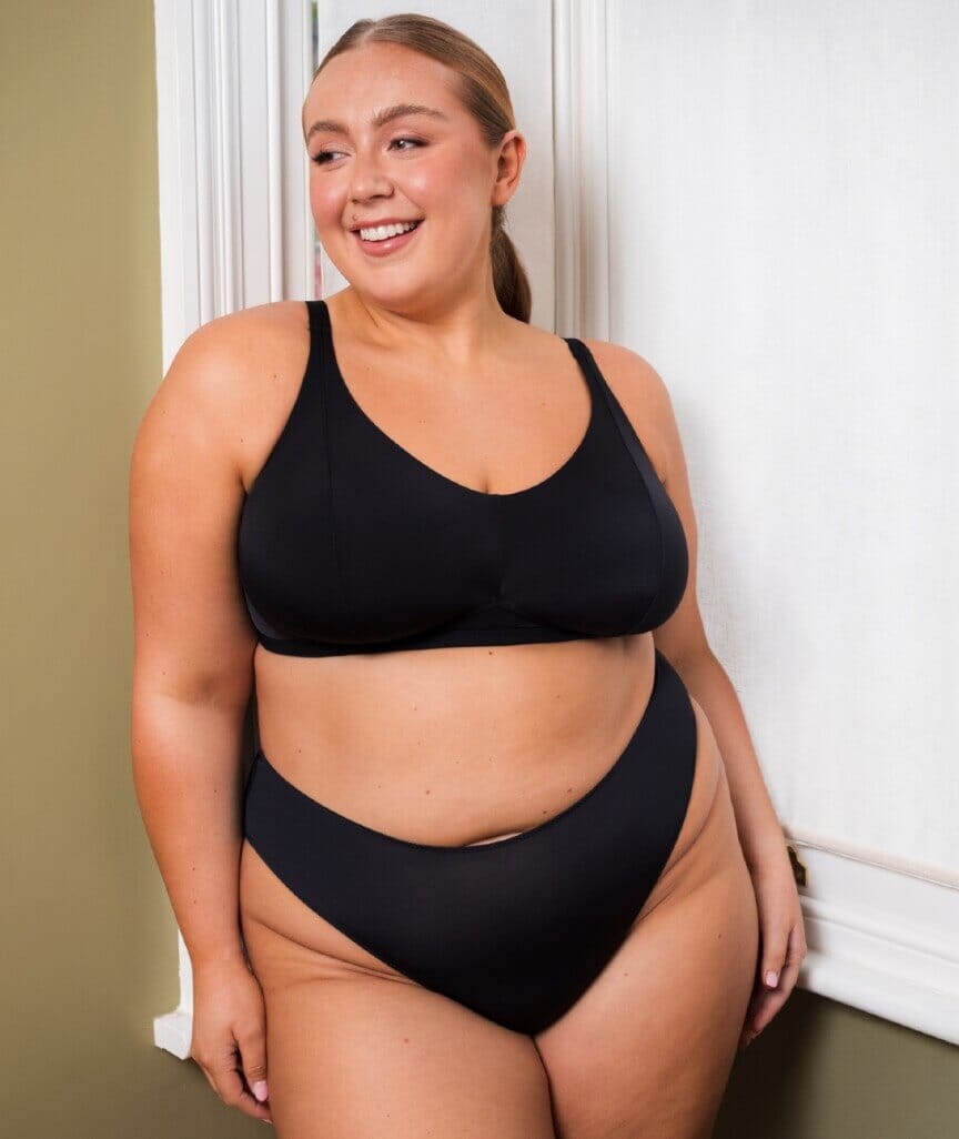 Curvy Kate Zen Wire-free Bralette - Black Bras