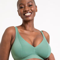 Curvy Kate Zen Wire-free Bralette - Sage Green