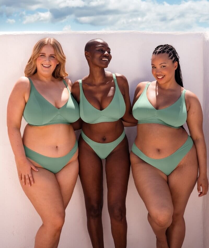 Curvy Kate Zen Wire-free Bralette - Sage Green Bras