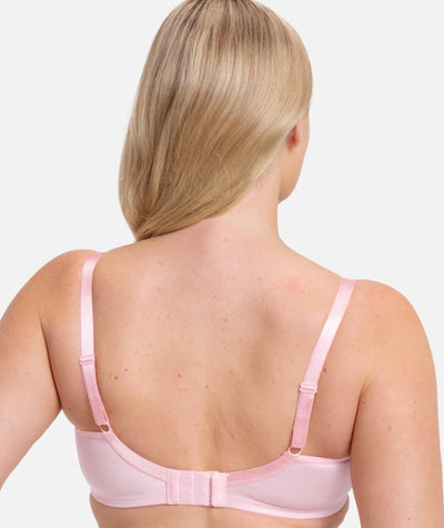 Triumph Embroidered Minimizer Bra - Powder Pink