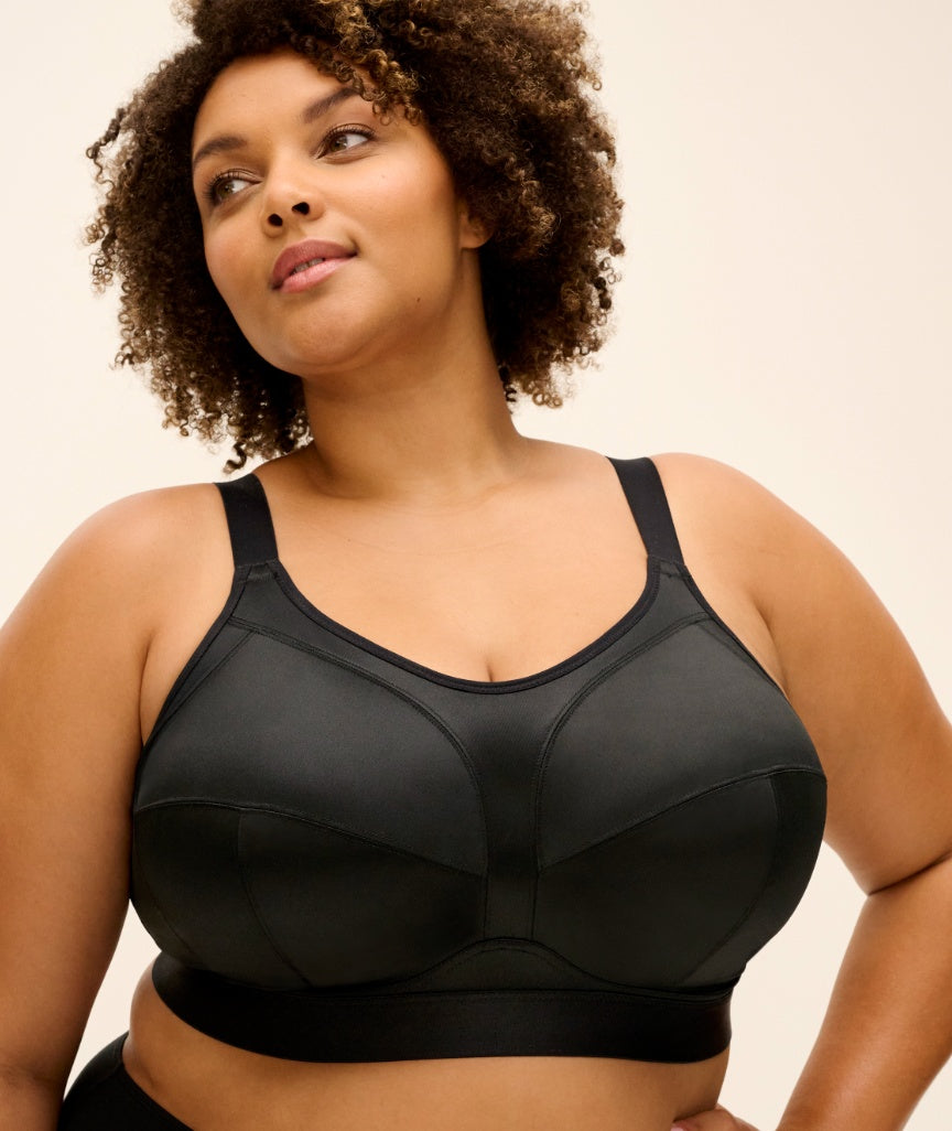 Goddess Katarina Wire-Free Bra - Black
