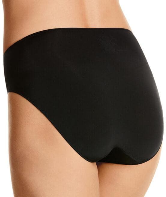 Jockey No Panty Line Promise Tactel Hi Cut Brief - Black Knickers 10 