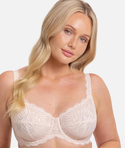 Triumph Essential Lace Balconette Bra - Nude Pink