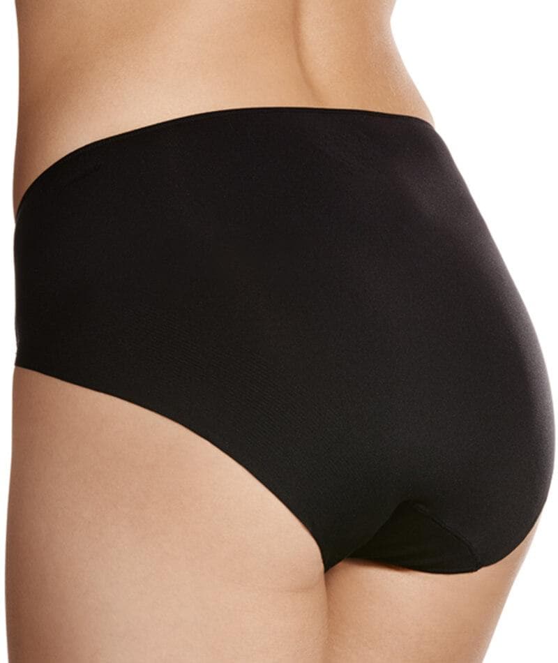 Jockey No Panty Line Promise Next Generation Microfibre Hi Cut Brief - Black Knickers 8 
