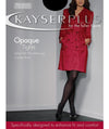 Kayser Plus Opaque Tight 2 Pack - Black Hosiery