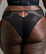 Scantilly Showgirl Brazilian Brief - Black