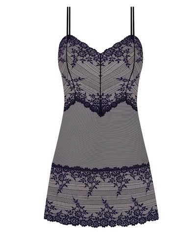 Wacoal Embrace Lace Chemise - Black/Night Sky