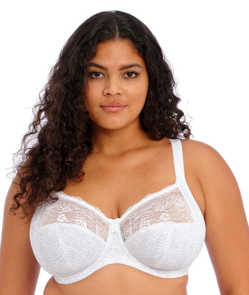 Elomi Morgan Underwire Banded Bra - White Bras