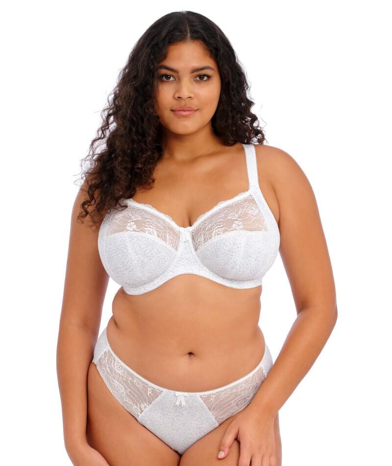 Elomi Morgan Underwire Banded Bra - White Bras
