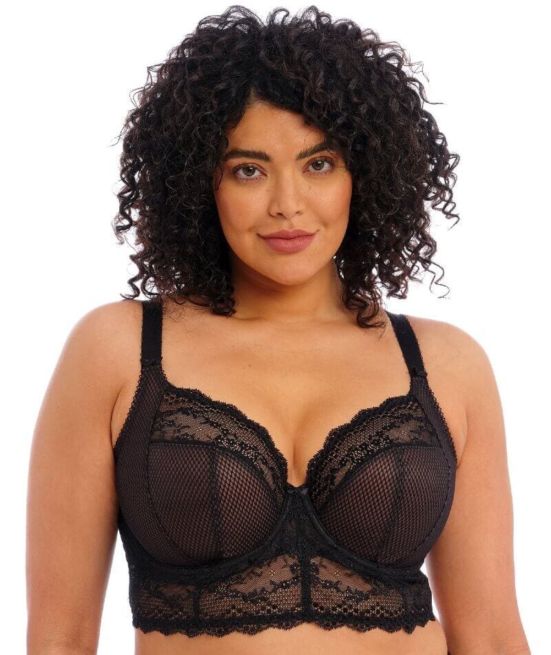 Black bralette sales with underwire