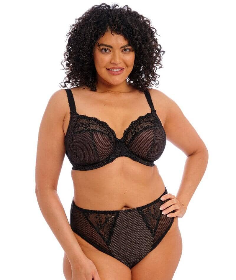 Elomi Charley Underwire Plunge - Black Bras