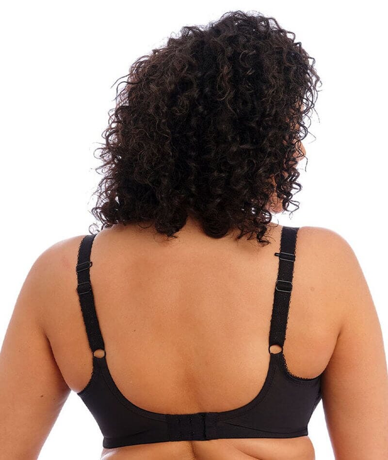 Elomi Charley Underwire Stretch Plunge Bra - Black Bras 