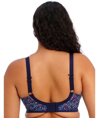 Elomi Energise Underwired Sports Bra - Navy Geo Bras