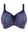 Elomi Energise Underwired Sports Bra - Navy Geo Bras