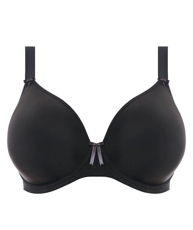 Elomi Bijou Underwire Banded Moulded Bra - Black Bras