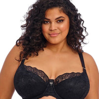 Elomi Brianna Underwire Padded Half Cup Bra - Black