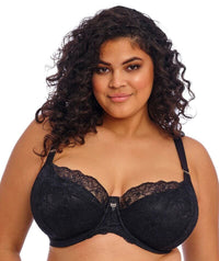 Elomi Brianna Underwire Padded Half Cup Bra - Black