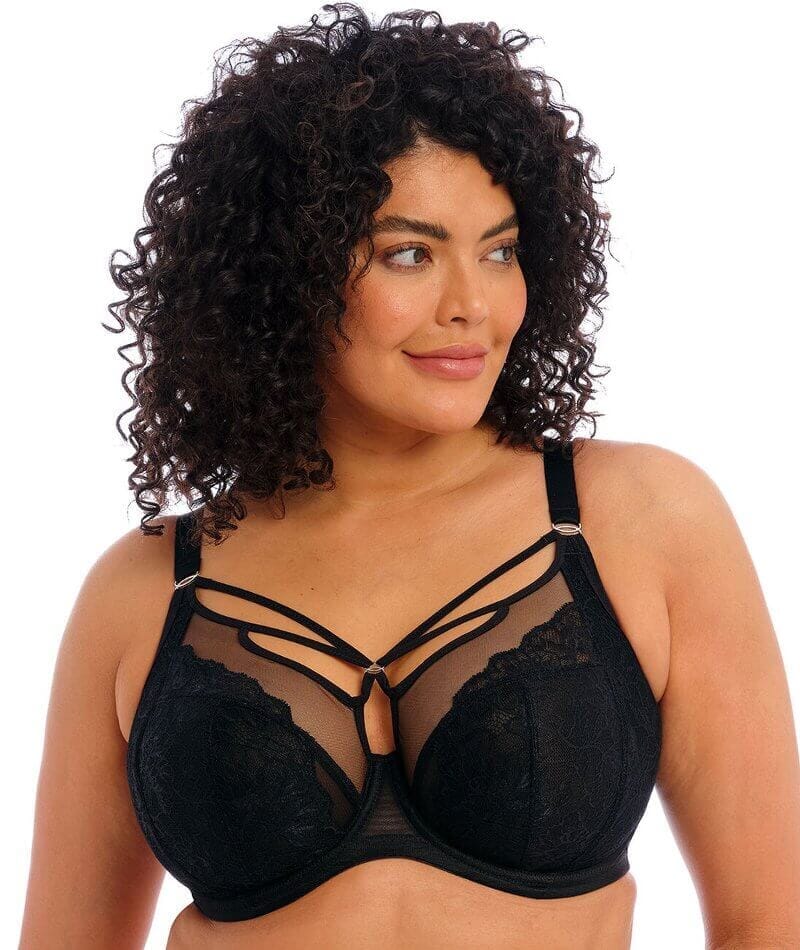 Elomi Brianna Underwire Plunge Bra - Black Bras