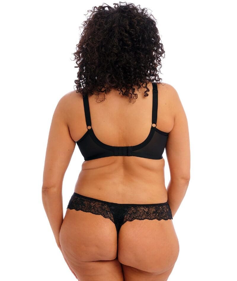 Elomi Brianna Underwire Plunge Bra - Black Bras