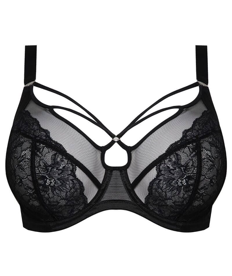 Elomi Brianna Underwire Plunge Bra - Black Bras