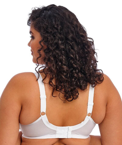 Elomi Brianna Underwire Plunge Bra - White Bras