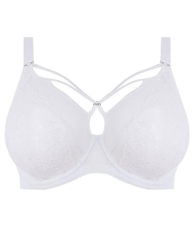 Elomi Brianna Underwire Plunge Bra - White Bras