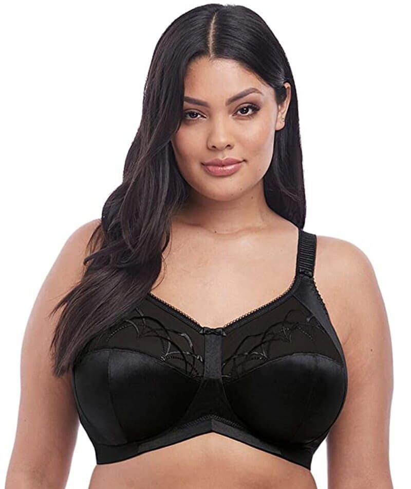 Elomi Cate Soft Cup Wire-free Bra - Black Bras