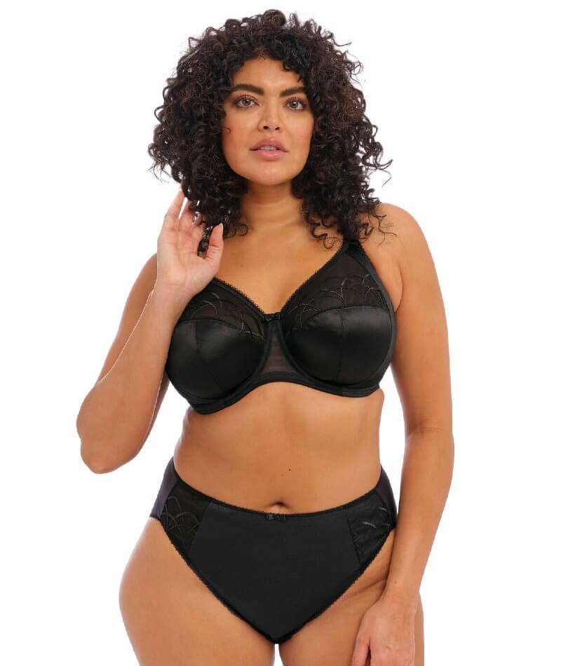 Elomi Cate Underwired Full Cup Banded Bra 2 Pack - Black/Latte Bras