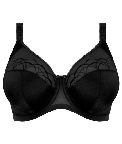 Elomi Cate Underwired Full Cup Banded Bra - Black Bras
