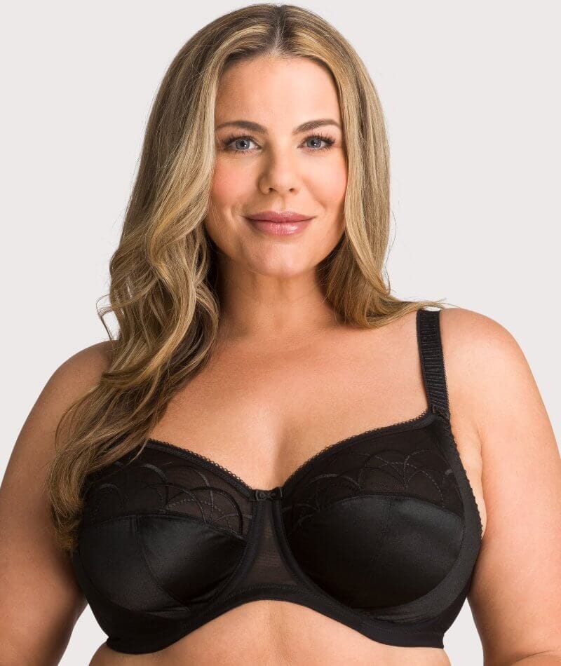 Elomi Cate Underwired Full Cup Banded Bra 2 Pack - Black/Latte Bras 38H