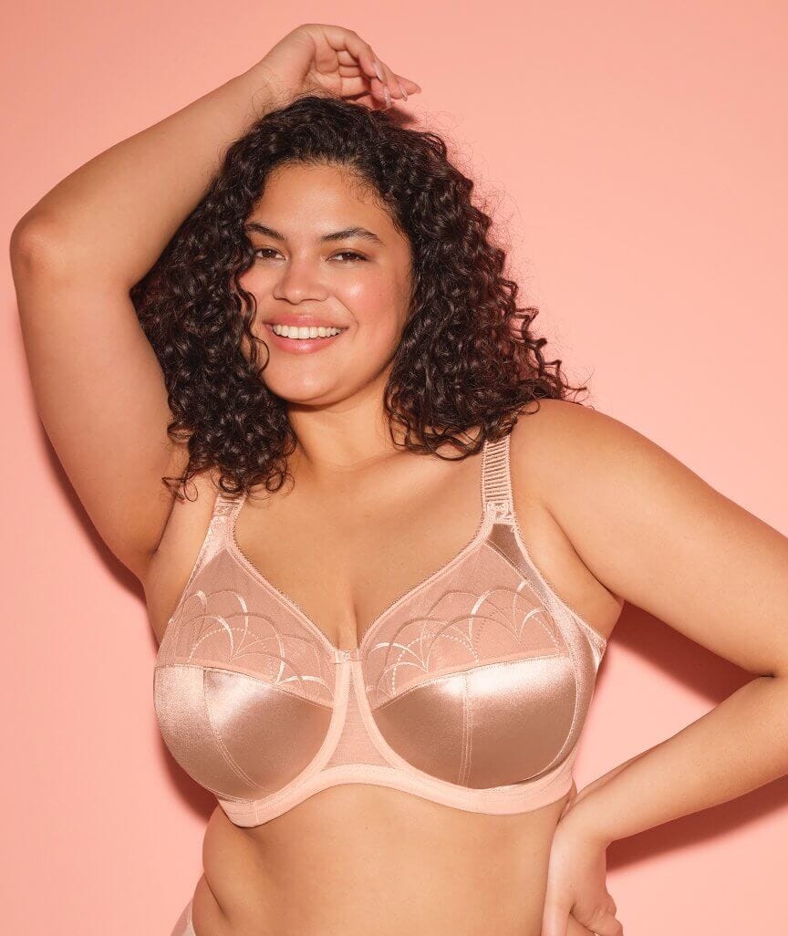 Elomi Cate Underwired Full Cup Banded Bra - Latte Bras