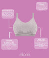Elomi Downtime Wire-free Bralette - Grey Marl Bras