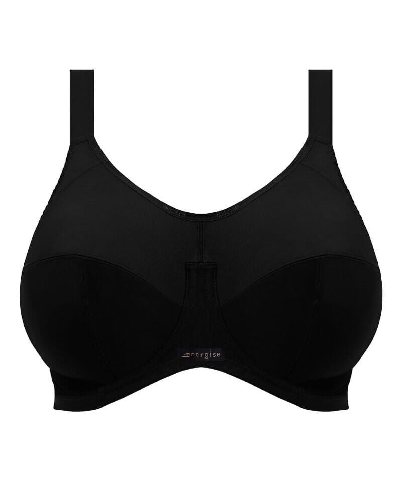Elomi Energise Underwired Sports Bra - Black Bras 