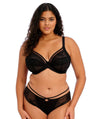 Elomi Kendra Underwired Plunge Bra - Black Bras