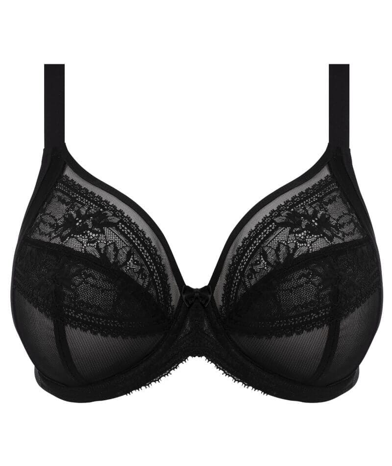Elomi Kendra Underwired Plunge Bra - Black Bras