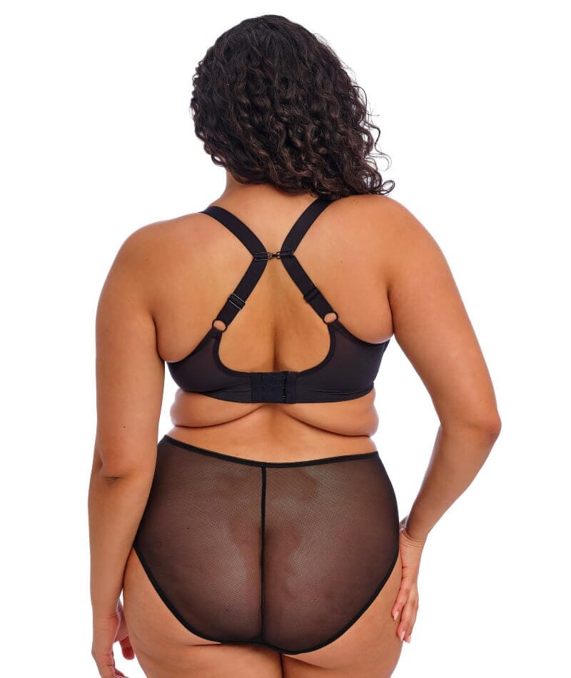 Elomi Matilda Underwired Plunge Bra - Black Bras 
