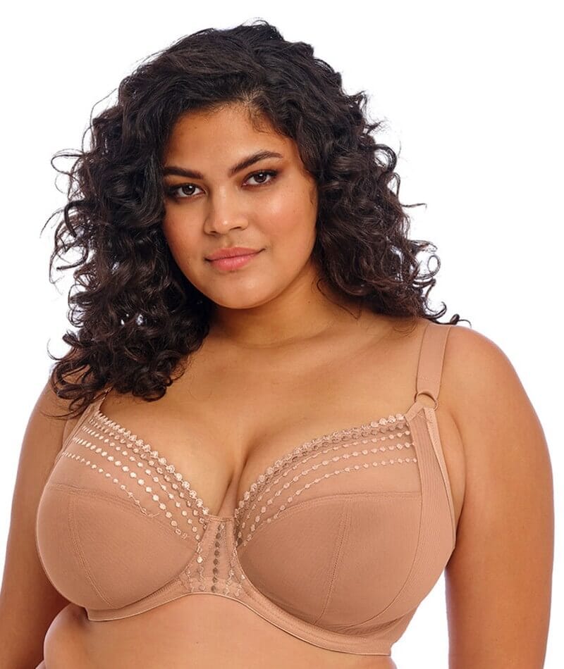 Elomi Matilda Underwired Plunge Bra - Cafe Au Lait Bras 