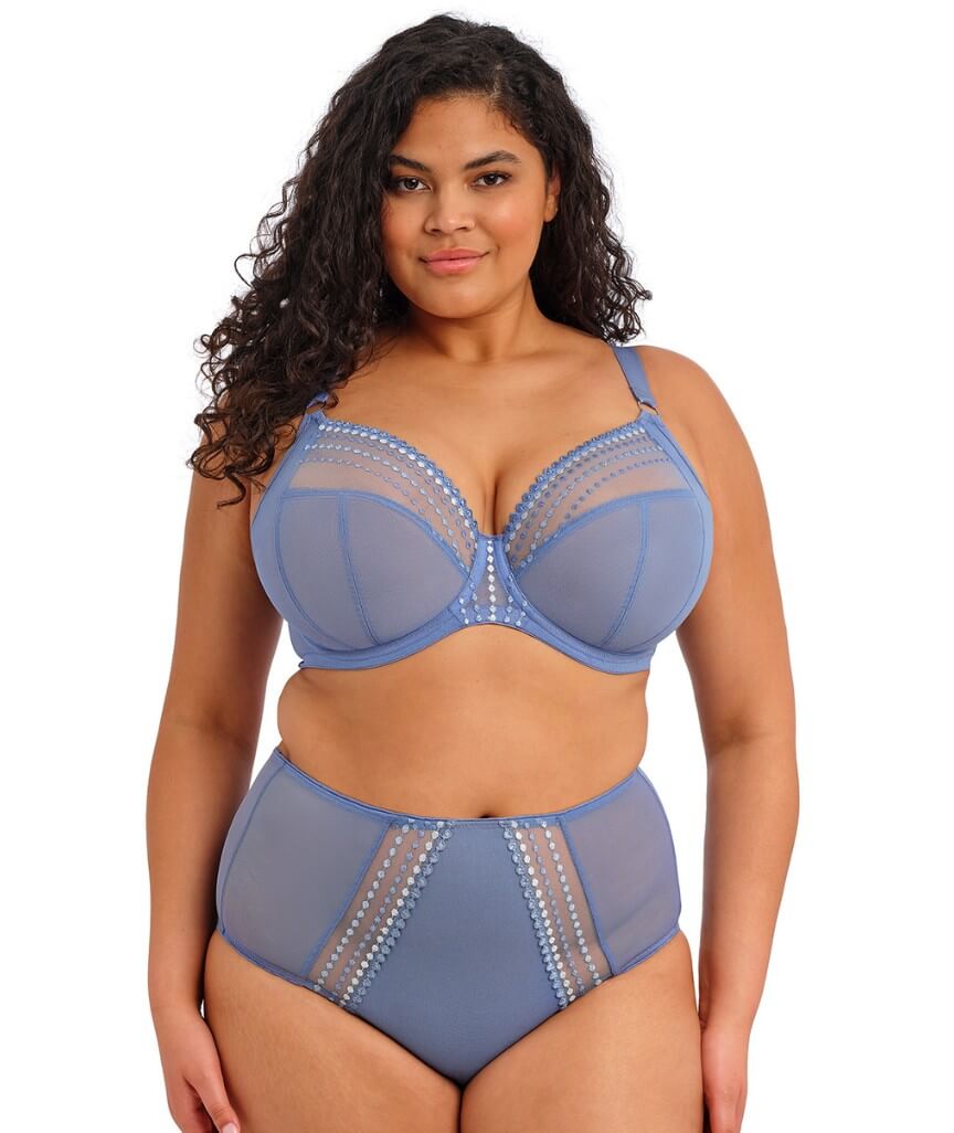 Elomi Matilda Underwired Plunge Bra - Lunar Blue
