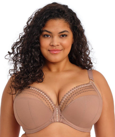 Elomi Matilda Underwired Plunge Bra - Praline