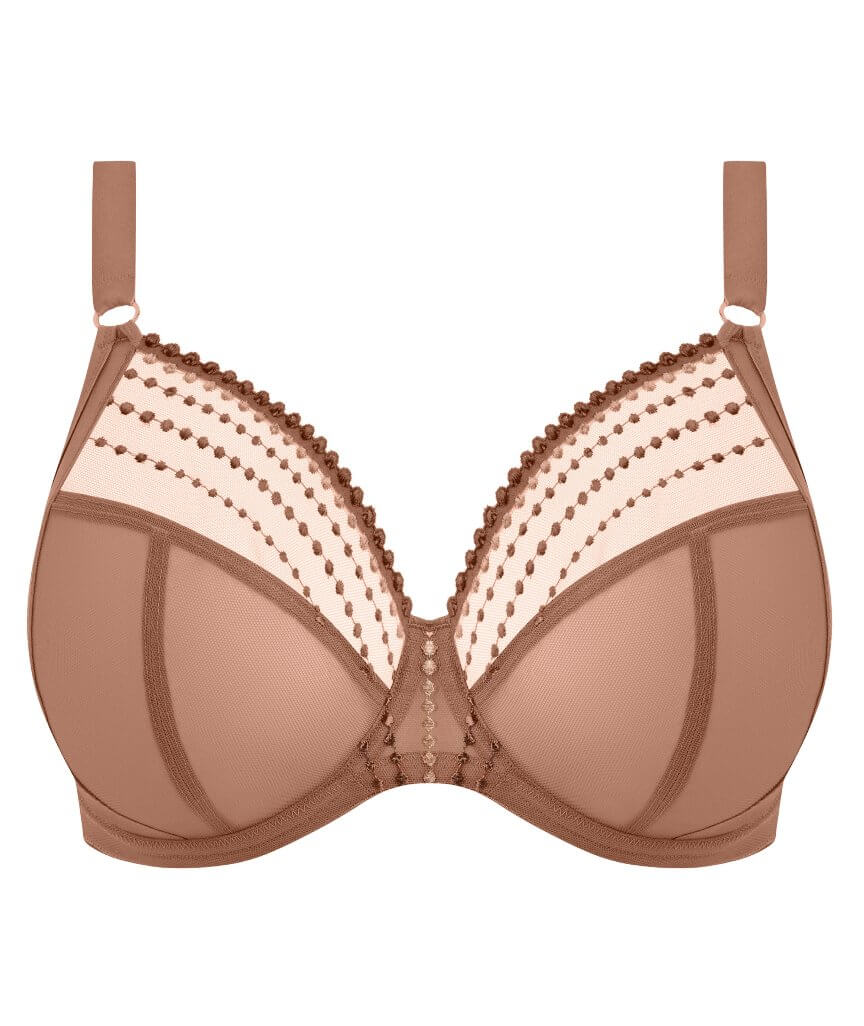 Elomi Matilda Underwired Plunge Bra - Praline