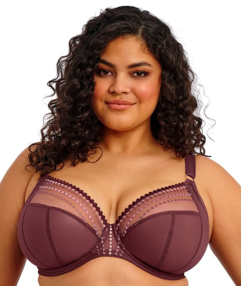 Elomi Matilda Underwired Plunge Bra - Sugarplum Bras 