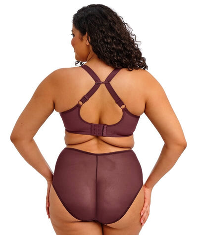 Elomi Matilda Underwired Plunge Bra - Sugarplum Bras