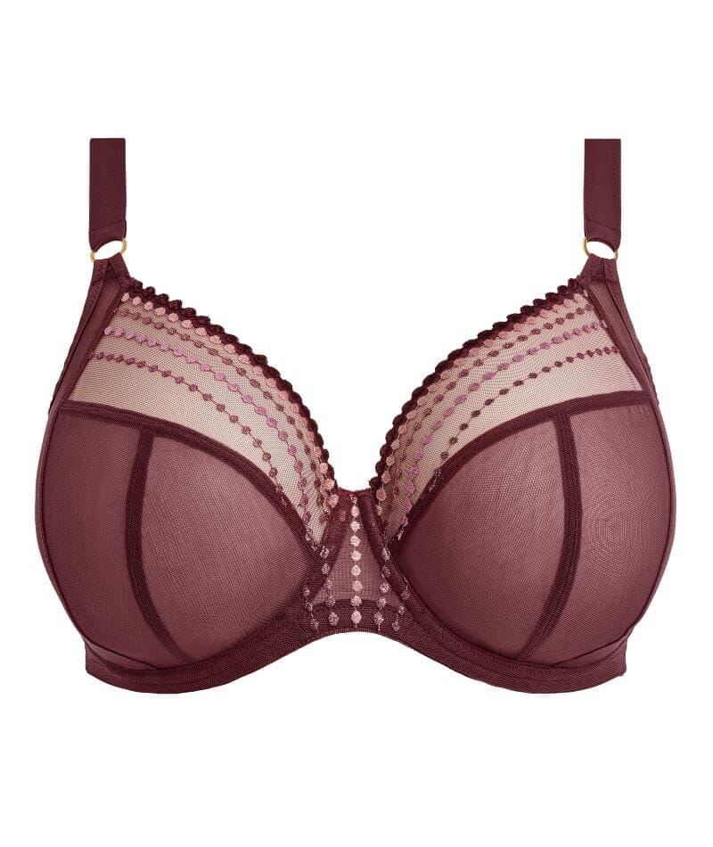 Elomi Matilda Underwired Plunge Bra - Sugarplum Bras