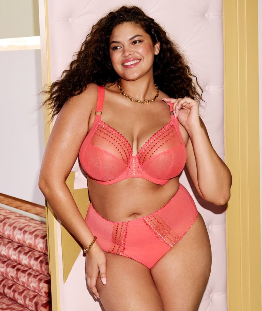 Elomi Matilda Underwired Plunge Bra - Sunset